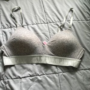 PINK wireless tshirt bra (NWOT)